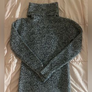 GANNI Paloma Melange Turtleneck Sweater Size S